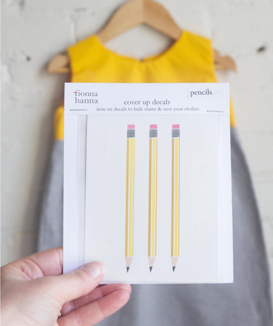 Pencil Dress & Iron on Decals Sewing Pattern Set